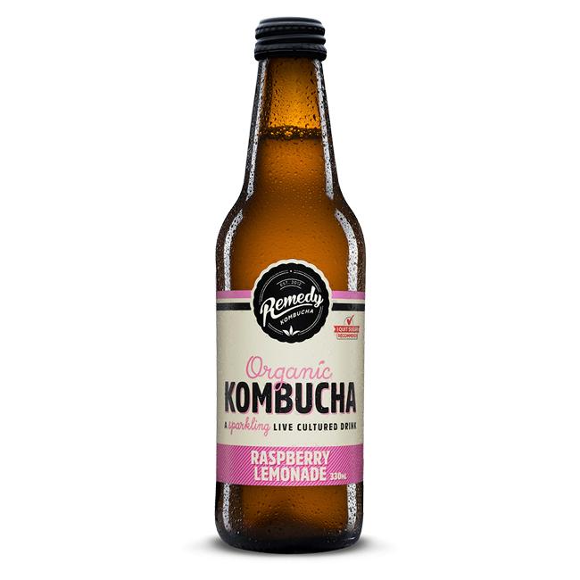 Remedy Kombucha Raspberry Lemon 330ml