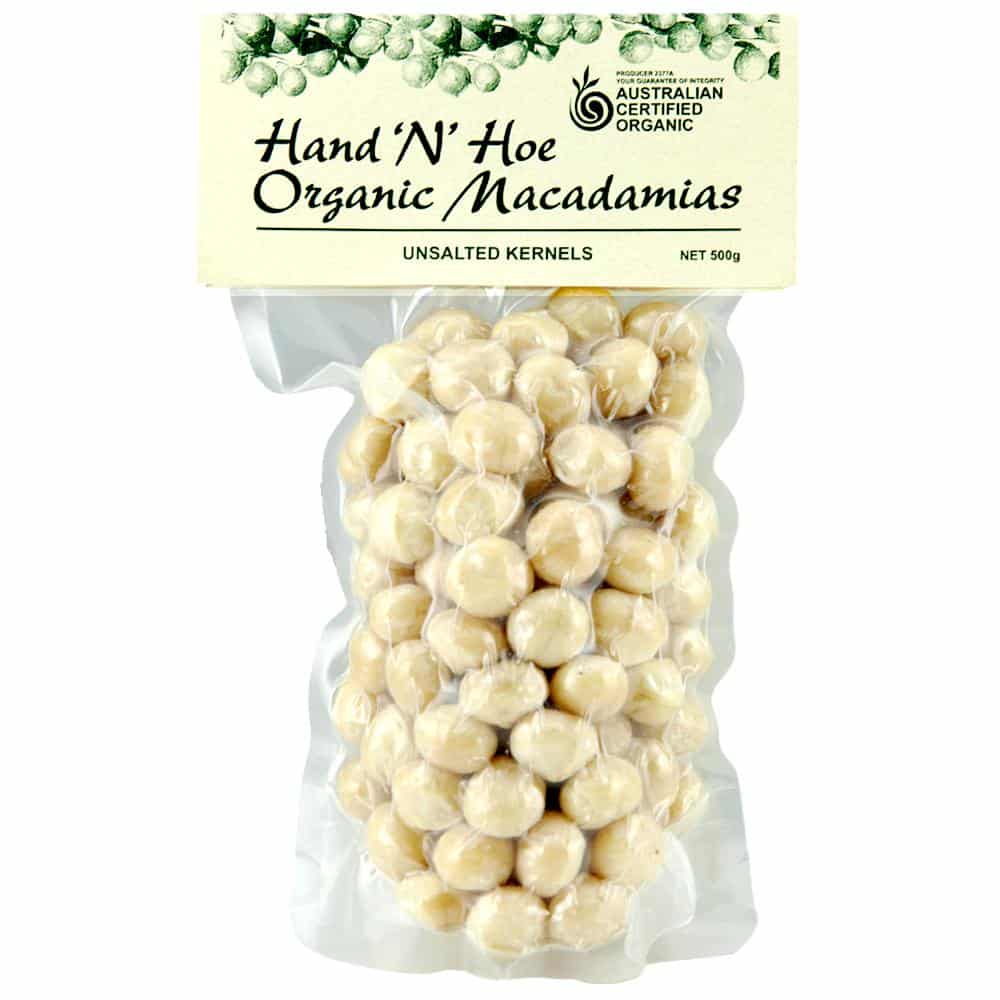 Hand and Hoe Macadamia Macadamias 500g