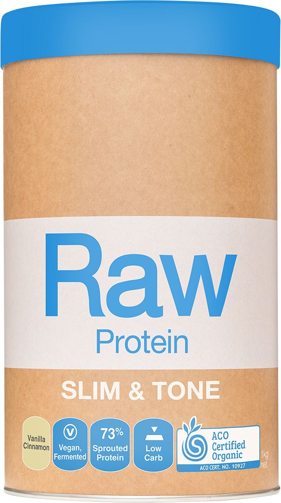 Raw Slim & Tone Protein Vanilla & Cinnamon 1Kg