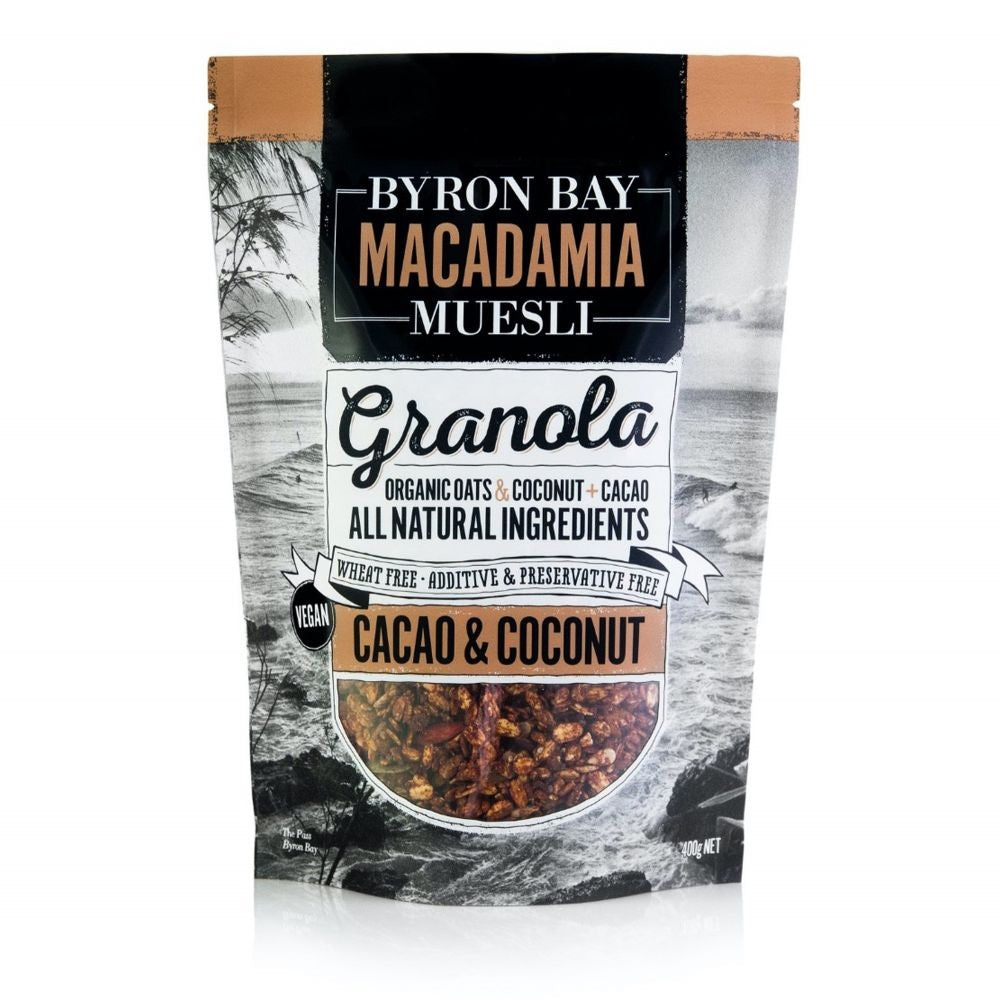 Bay Macadamia Muesli Cacao and Coconut Granola 400g