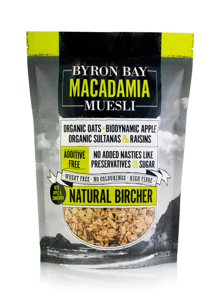 Bay Macadamia Muesli Natural Bircher 450g