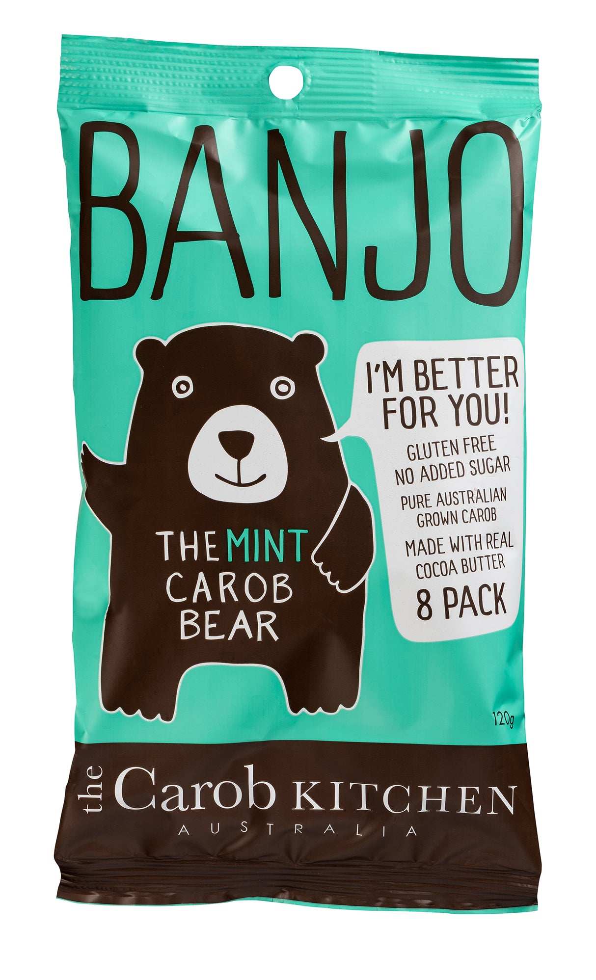 Banjo Bear Mint 8 Pack 120g