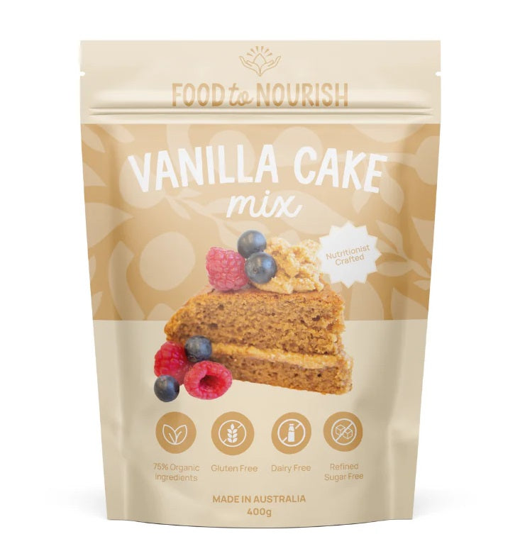 Food To Nourish Vanilla Cake Mix 400g