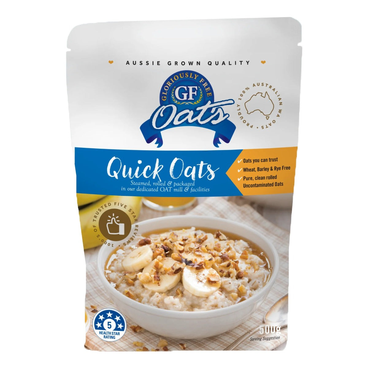 Free GF Rolled Quick Oats 450g