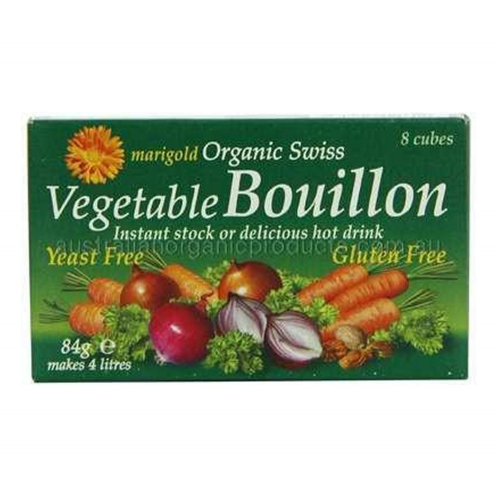 Bouillon Cube Green Yeast Free 8pk