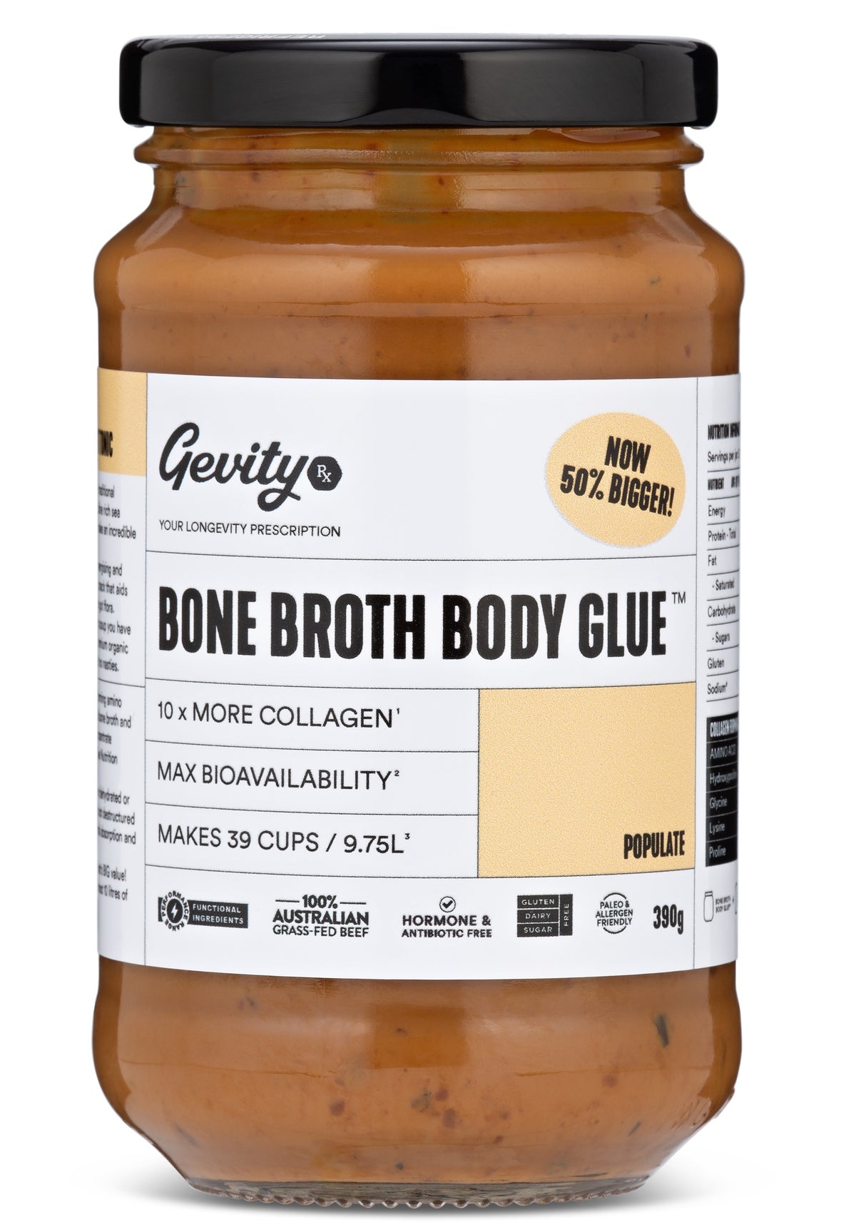 Bone Broth Body Glue Populate 260g