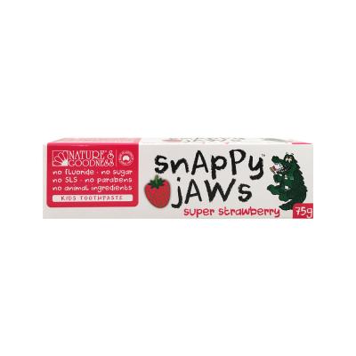 Natures Goodness Snappy Jaws Toothpaste Strawberry 75g