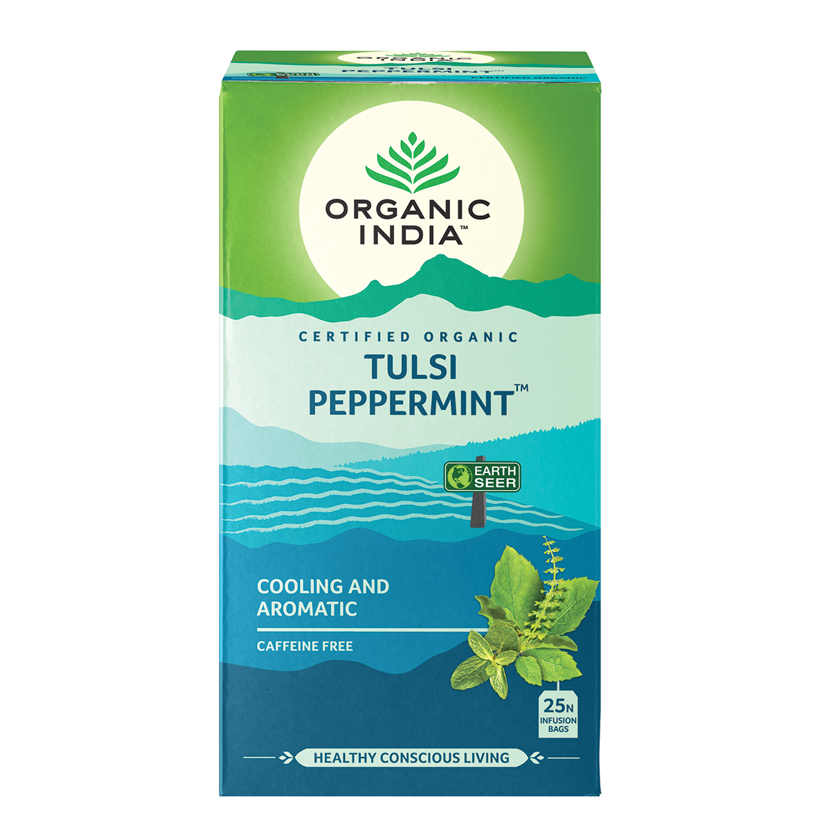 Organic India Tea Peppermint x 25 Tea Bag