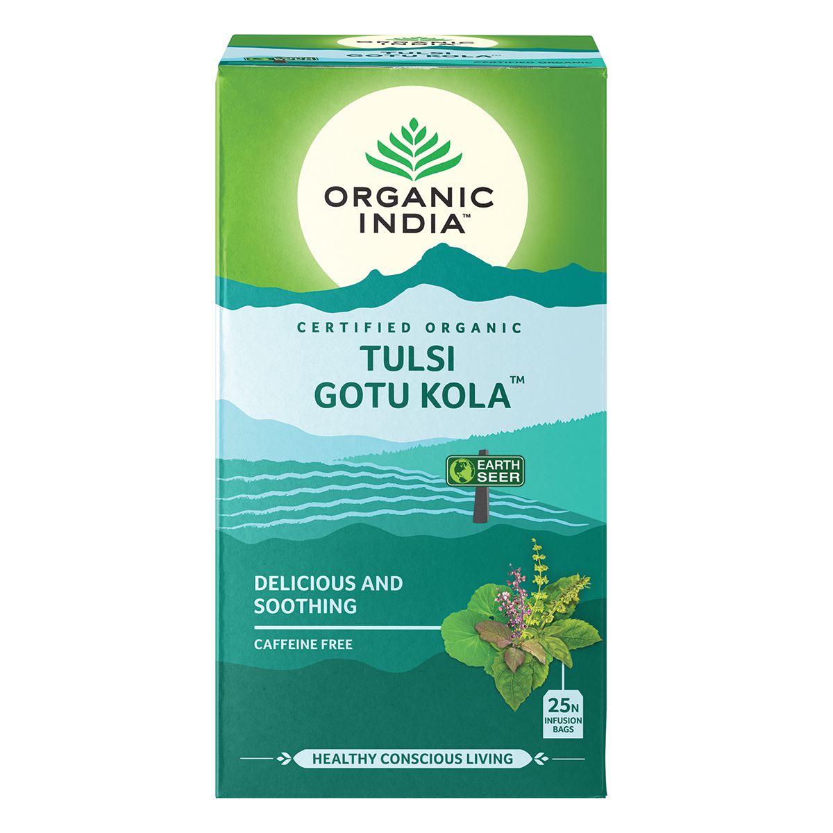 Organic India Tea Gotu Kola x 25 Tea Bag