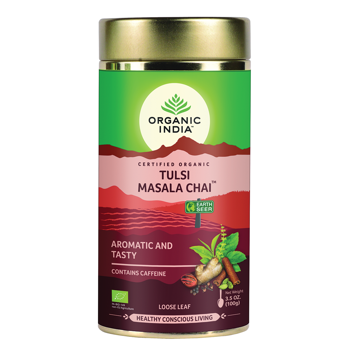 Organic India Chai Masala Loose Leaf 100g