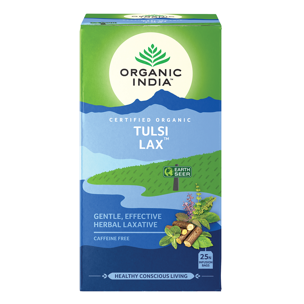 Organic India Wellness Tea Lax x 25 Tea Bag