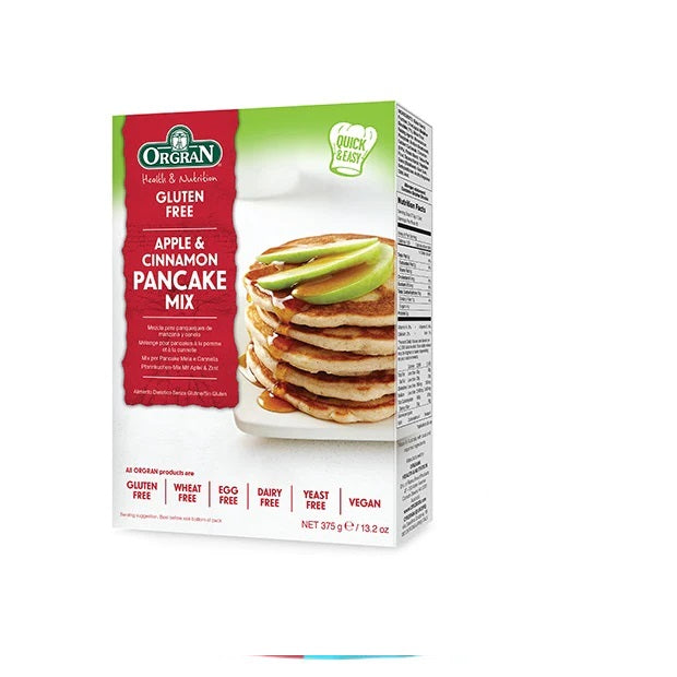 Orgran Pancake Mix App Cinnamoon 375g