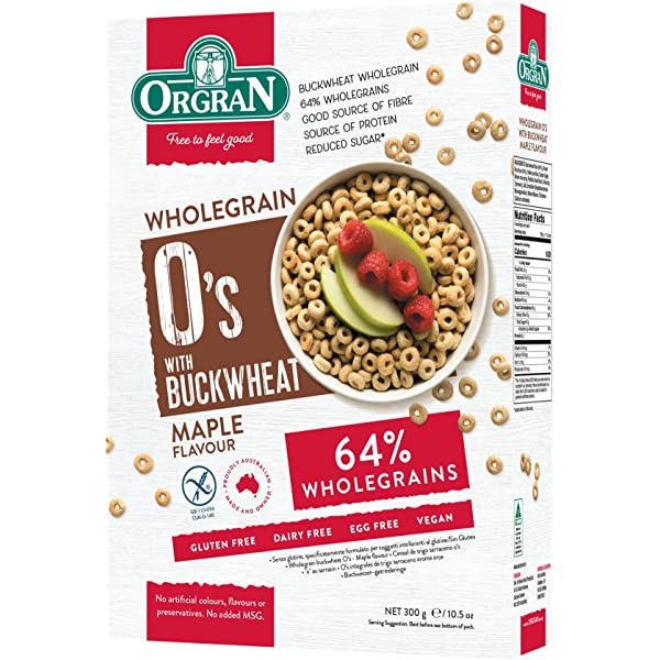 Gluten Free O's Buckwheat Maple Flavour 300g