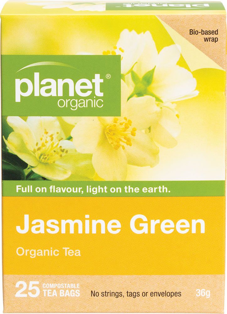 Planet Organic Herbal Tea Bag Jasmine Green 25