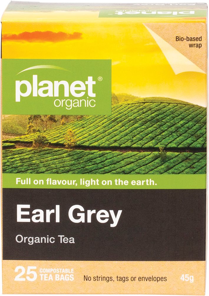 Planet Organic Herbal Tea Bag Earl Grey Energy 25