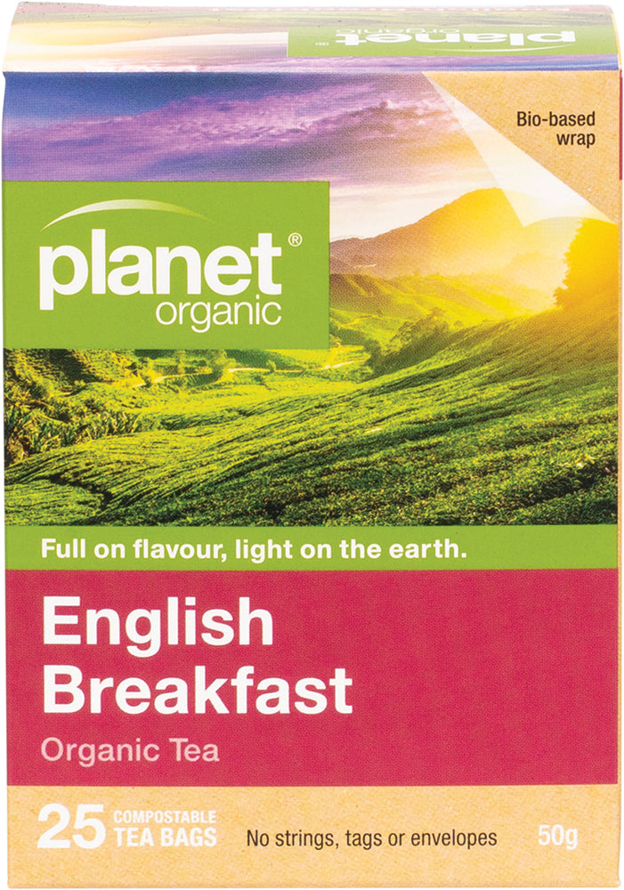 Planet Organic Herbal Tea Bag English Breakfast 25