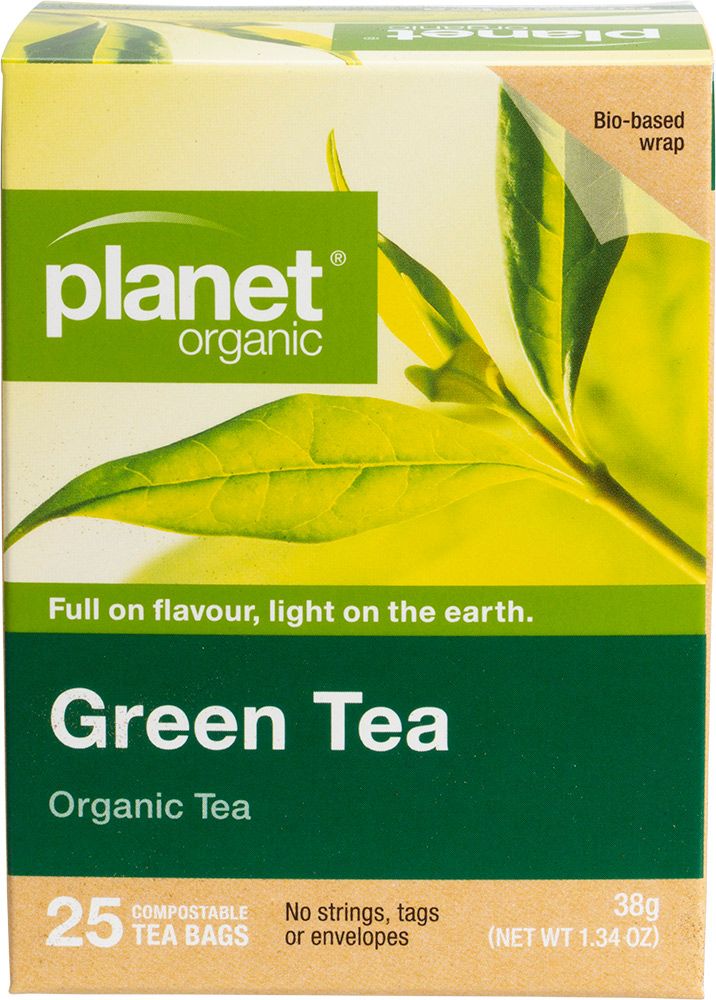 Planet Organic Herbal Tea Bag Green Tea 25