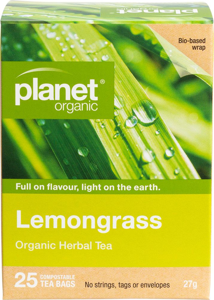 Planet Organic Herbal Tea Bag Lemongrass 25