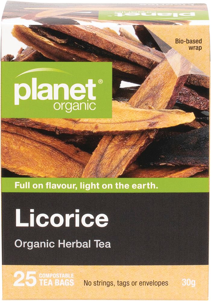 Planet Organic Herbal Tea Bag Licorice 25