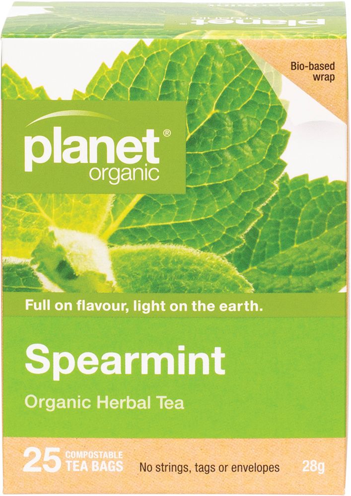 Planet Organic Herbal Tea Bag Spearmint 25