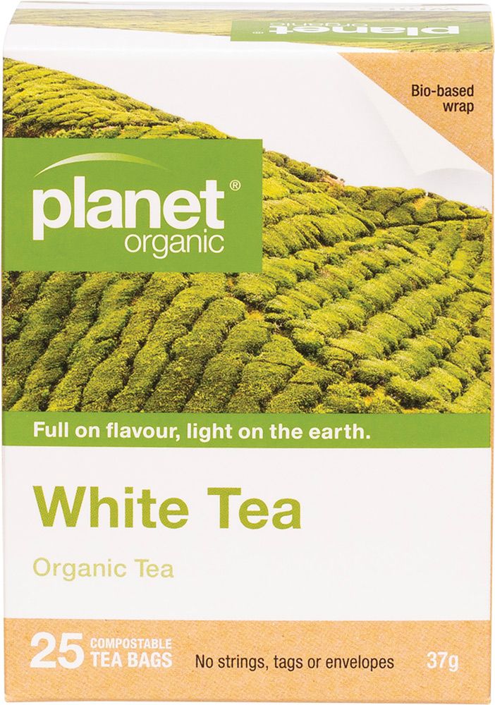 Planet Organic Herbal Tea Bag White Tea 25