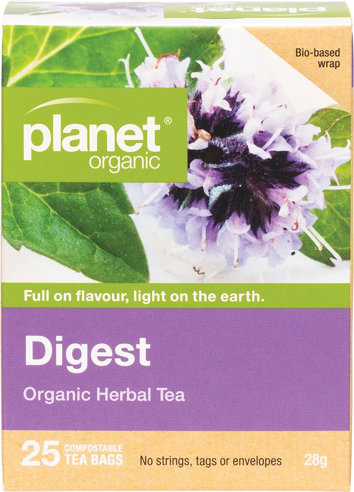 Planet Organic Herbal Tea Bag Digest 25