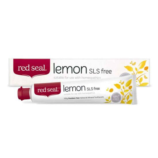 Red Seal Lemon SLS Free Toothpaste 100g