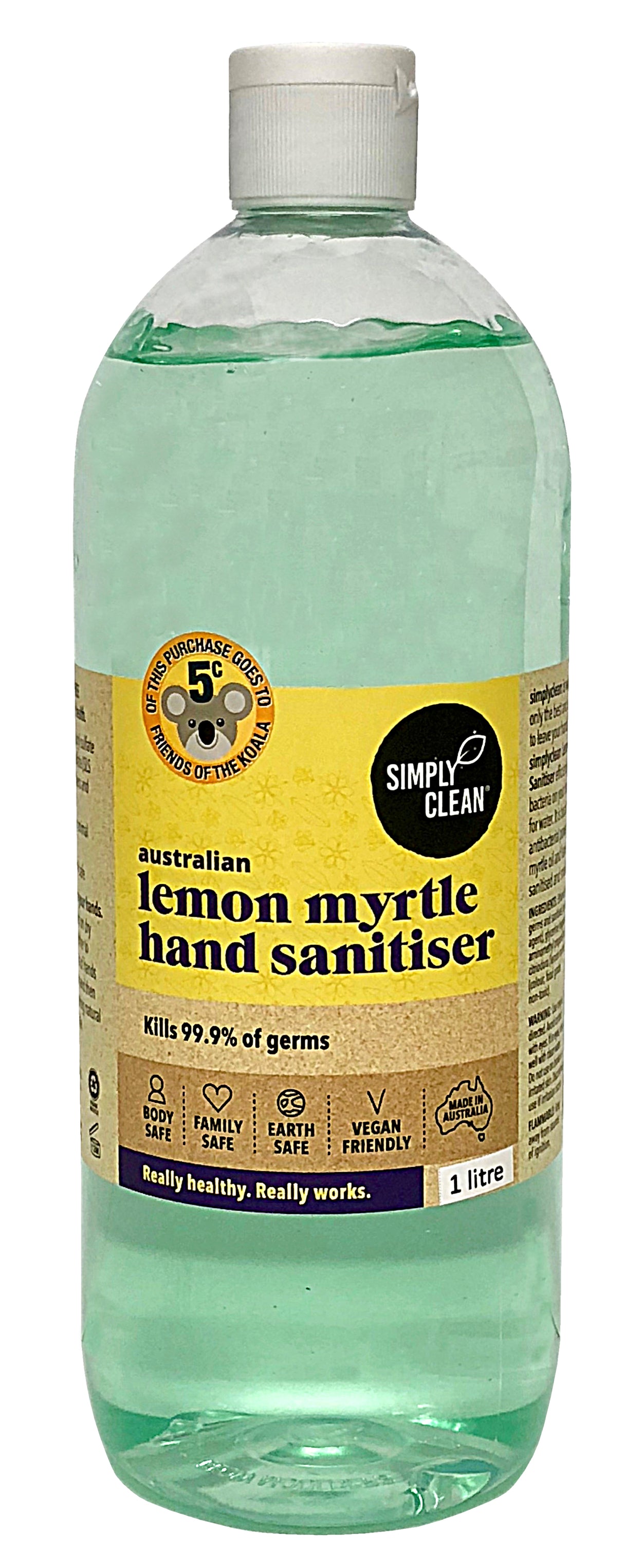 Simply Clean Hand Sanitiser 1L