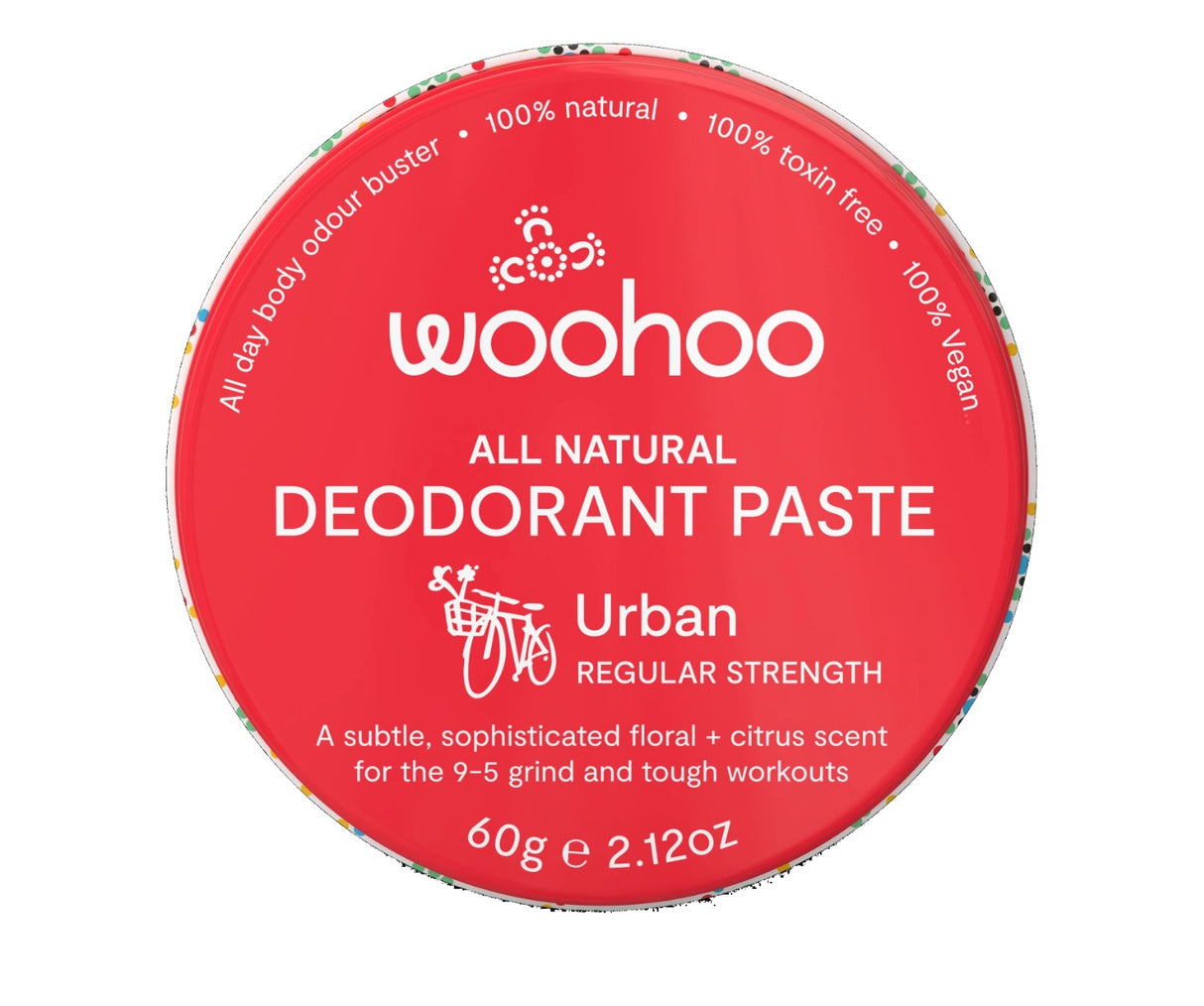 Woohoo Body Deo Paste Urban 60g