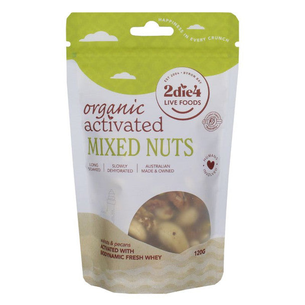 2die4live foods Activated Mixed Nuts 120g