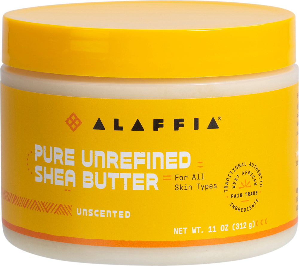 Alaffia Pure Unrefined Shea Butter - Unscented 312g