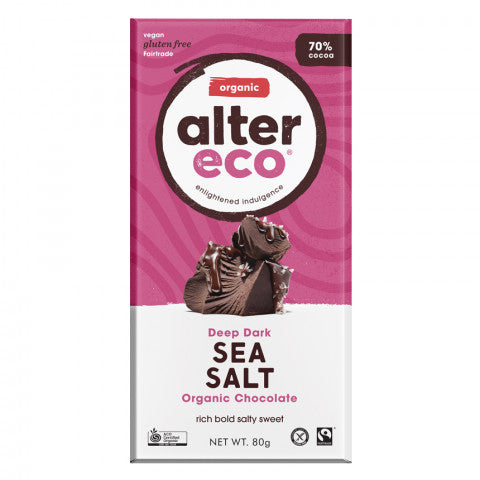 Chocolate  Dark Sea Salt 80g