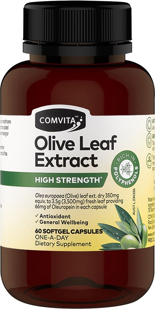 Olive Leaf Extract Capsules (Medi Olive 66) 60