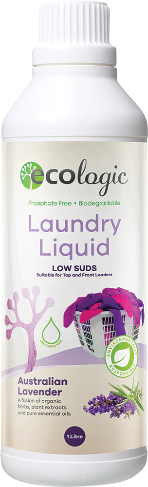 Ecologic Laundry Liquid Australian Lavender 1L