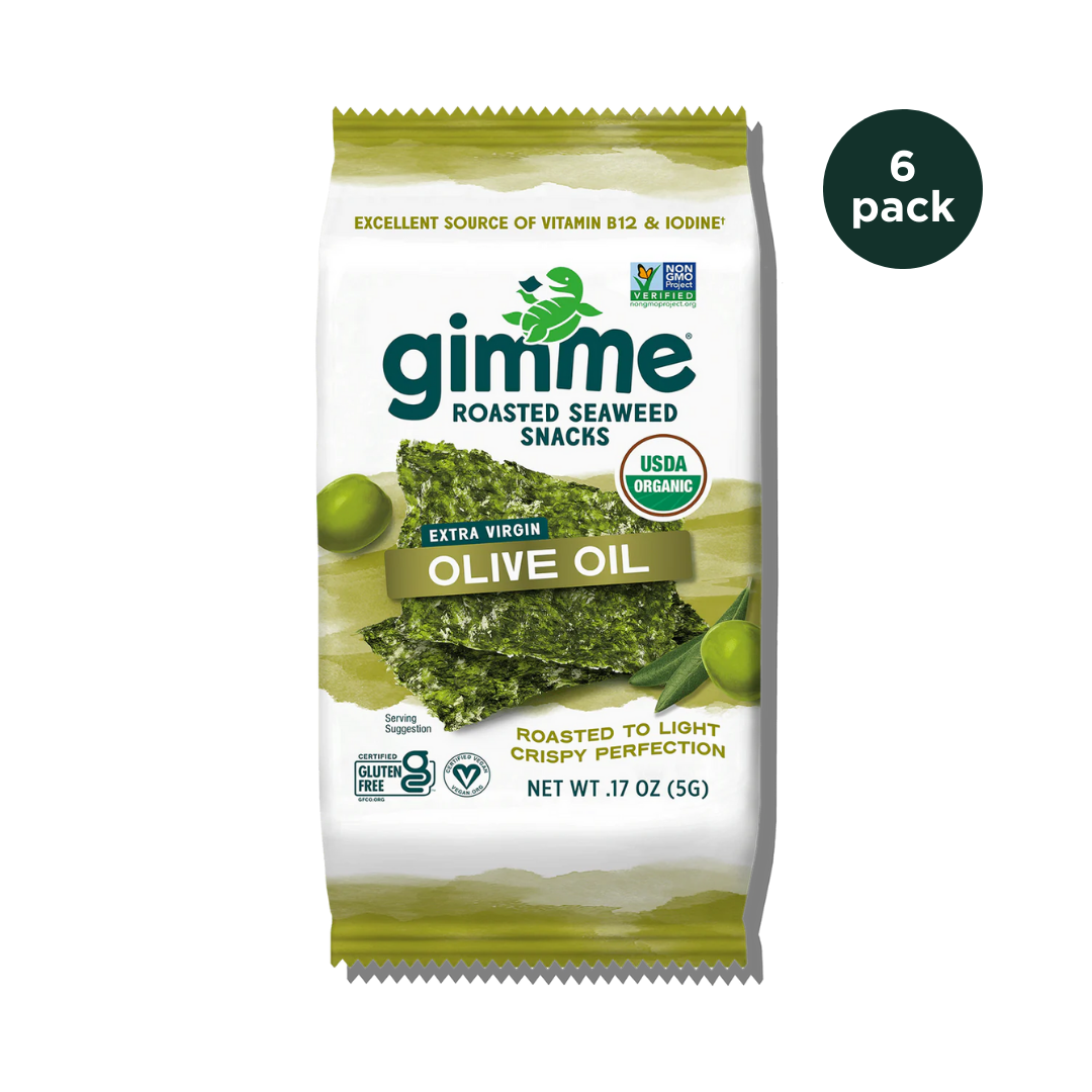 Gimme Olive Oil Seaweed 6 Pack 6x5g