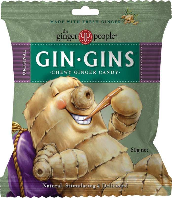 Ginger Candy Bag Chewy Original 60g