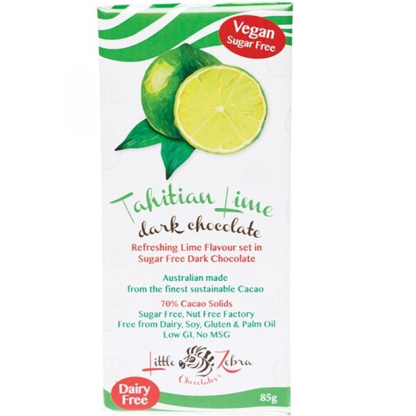 Dark Chocolate Tahitian Lime 85g