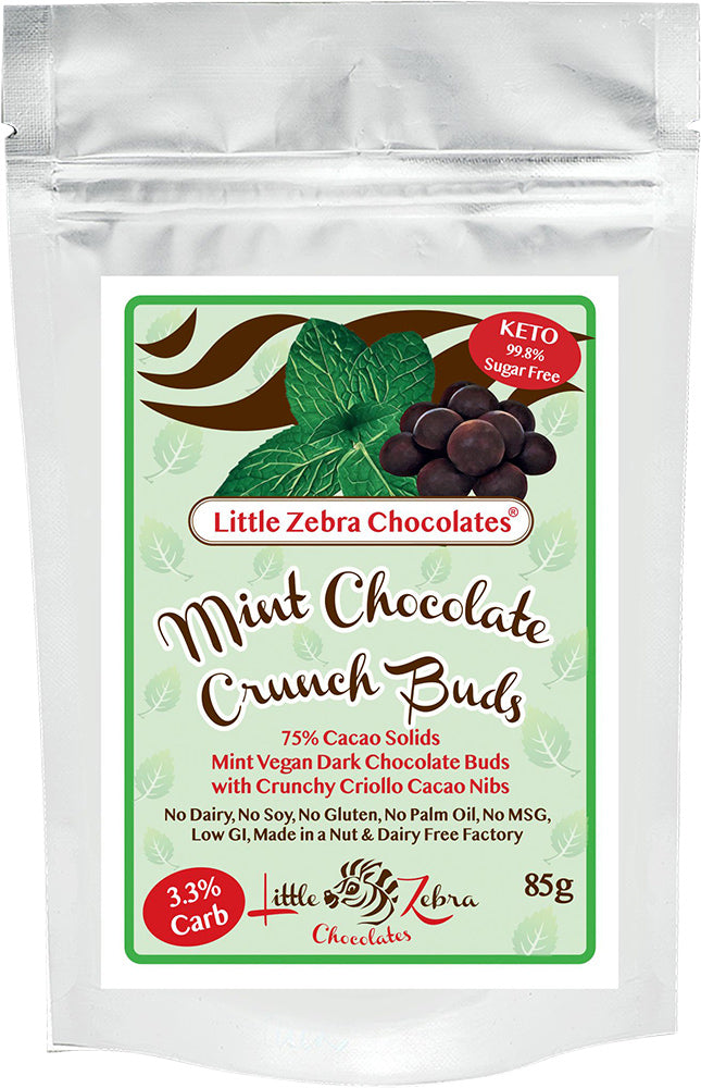 Chocolates Dark Chocolate Crunch Buds Mint 85g