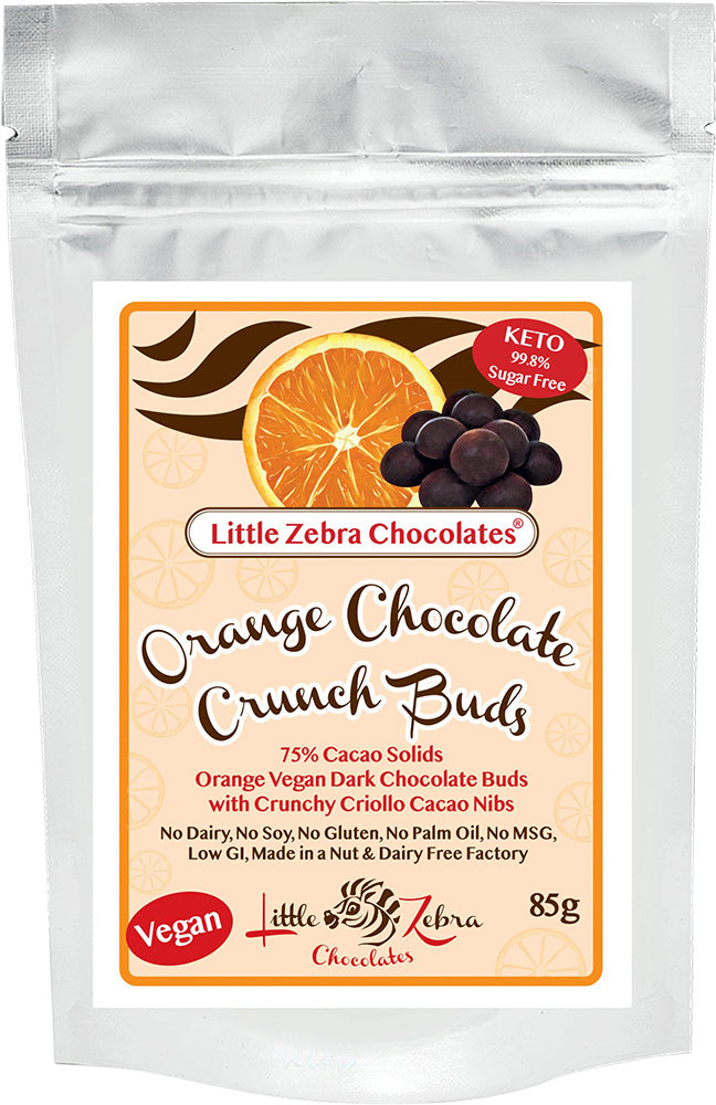 Chocolates Dark Chocolate Crunch Buds Orange 85g