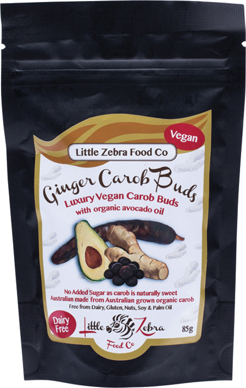 Carob Buds Ginger 85g