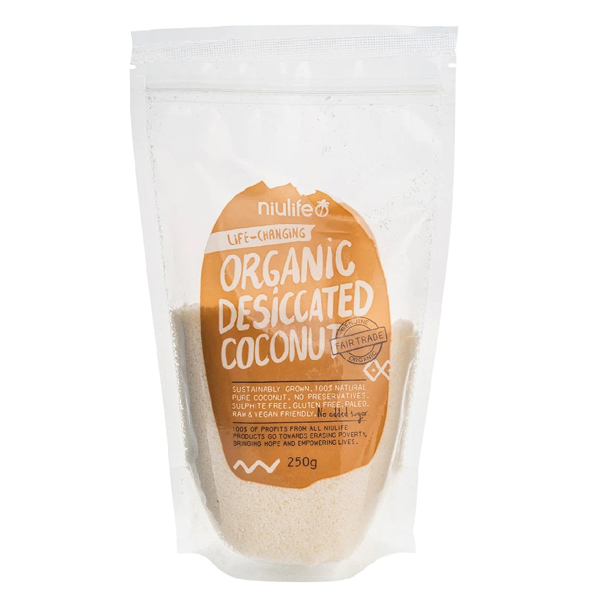 Niulife Desiccated Coconut 250g