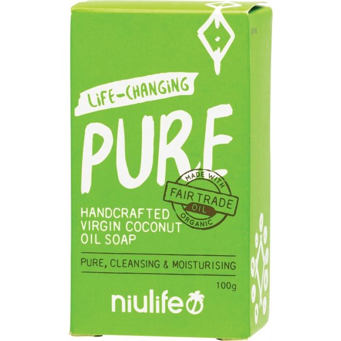 Niulife Coconut Oil Soap Pure 100g