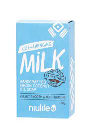 Niulife Coconut Oil Soap Coconut Milk 100g