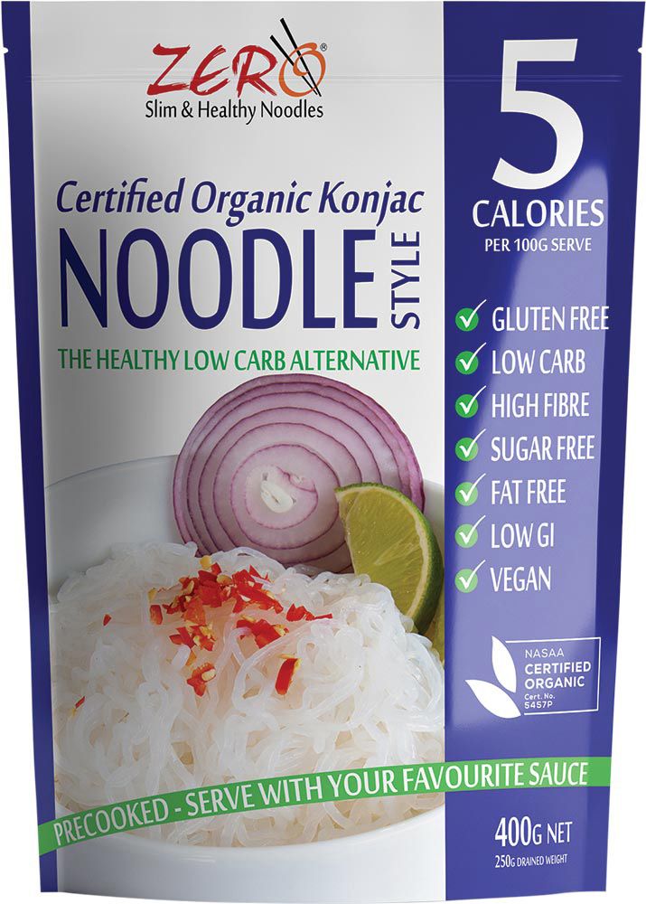 Zero Slim Healthy Konjac Noodles Style 400g