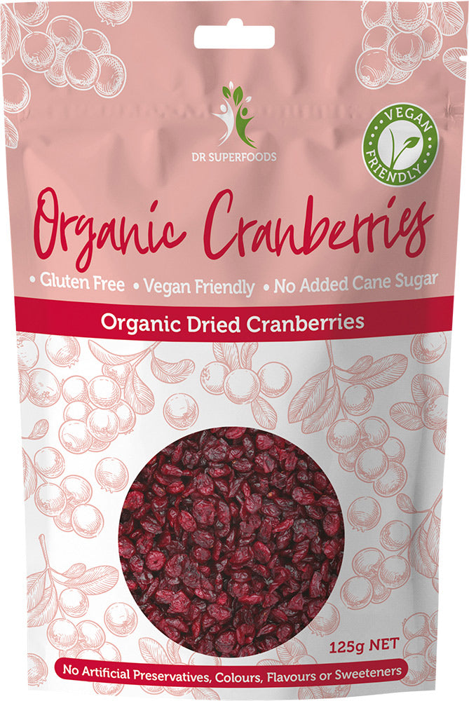 Dr Superfoods Dried Cranberries 125g