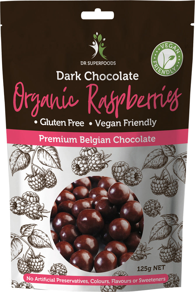 Dr Superfoods Chocolate Raspberryberries 125g