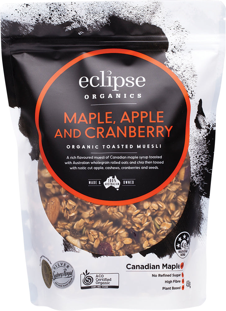 Muesli Maple, Apple & Cranberry 450g