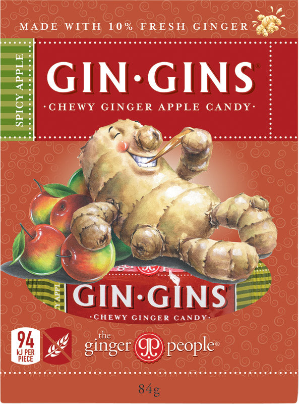 Ginger Candy Chewy Spicy Apple 84g