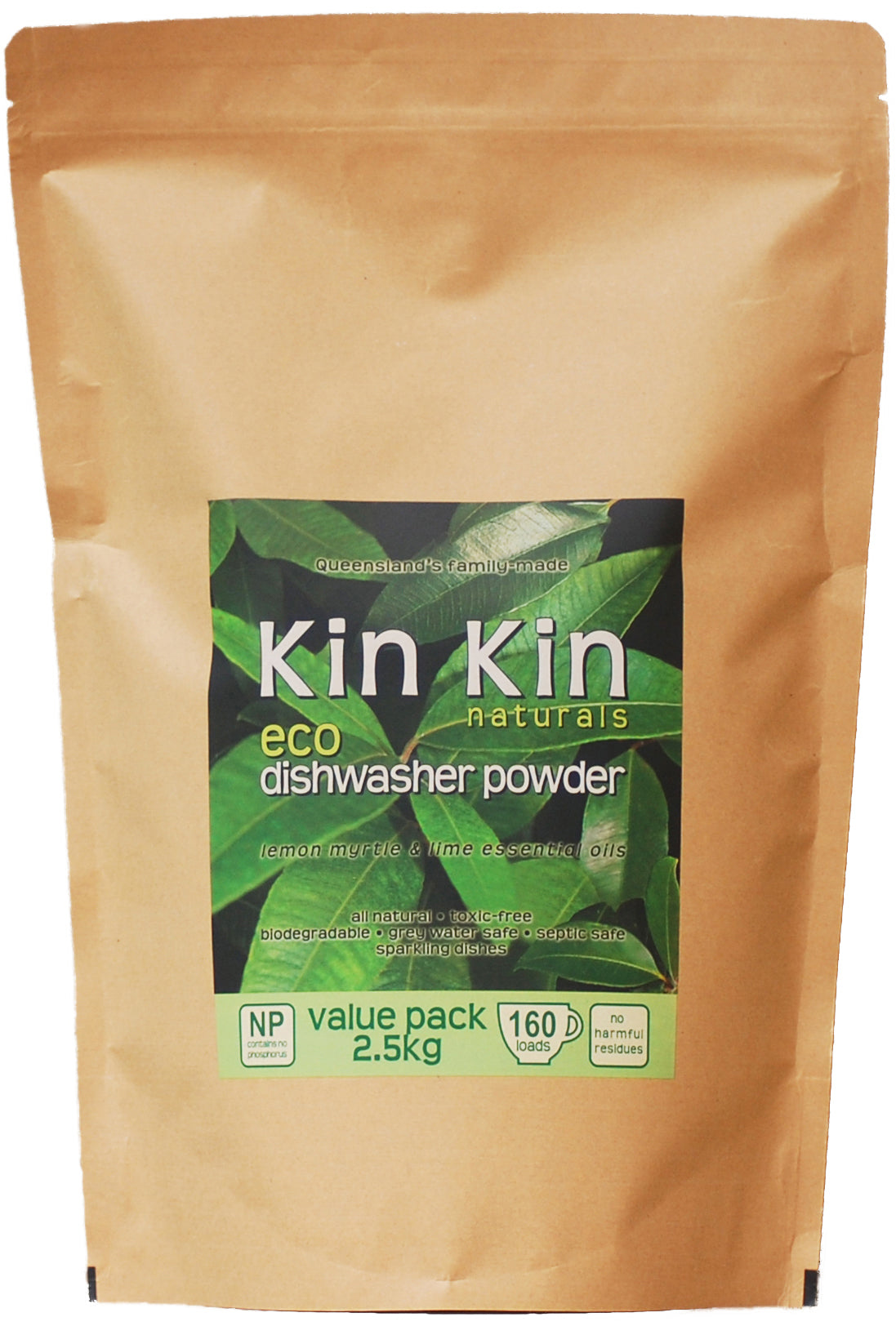 Naturals Dishwasher Powder & Lime 2.5kg