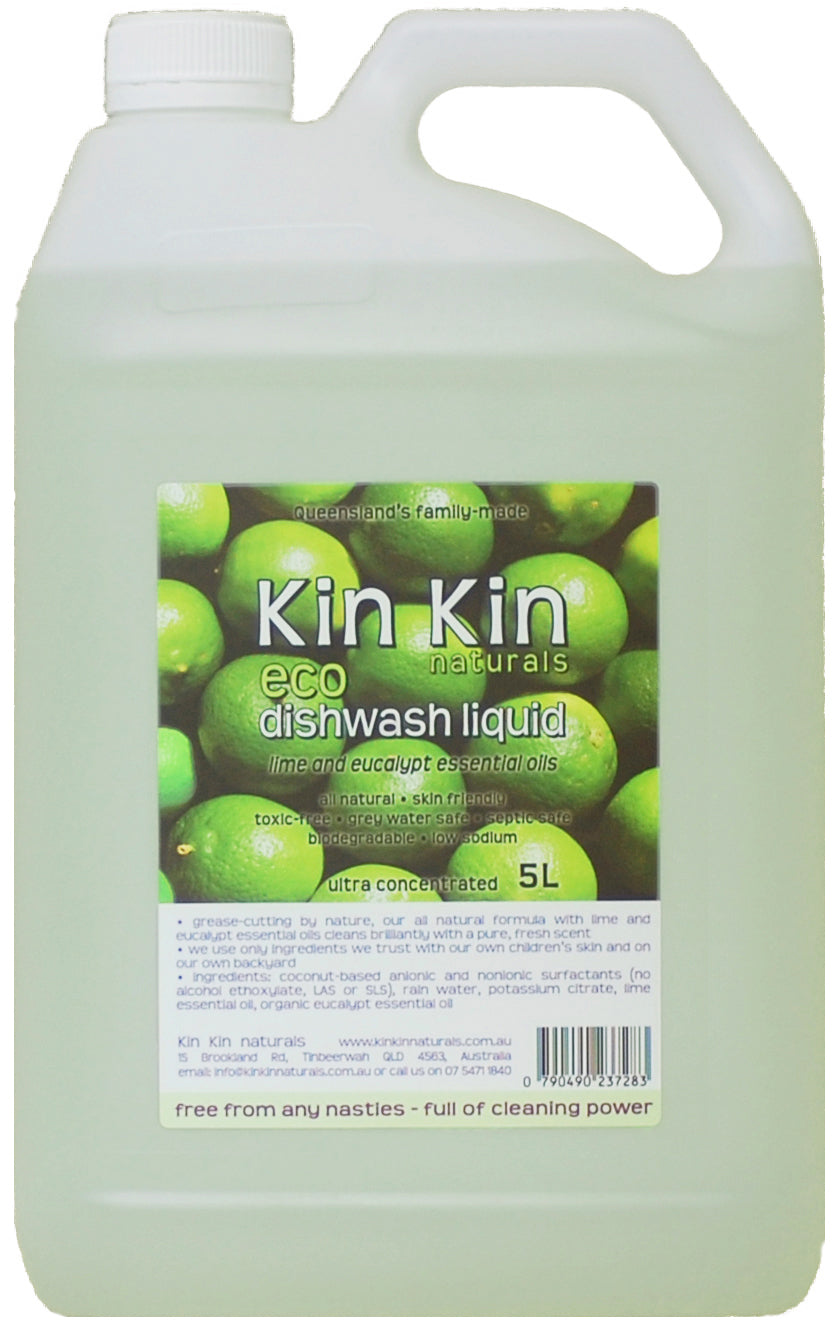 Naturals Dishwash Liquid (Bulk) Lime & Eucalypt 5L